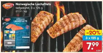 Netto Marken-Discount Norwegische Lachsfilets Angebot