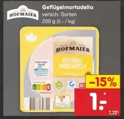 Netto Marken-Discount Geflügelmortadella Angebot