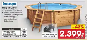 Netto Marken-Discount Holzpool „Java“ Angebot