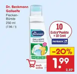 Netto Marken-Discount DR. BECKMANN Gallseife Angebot