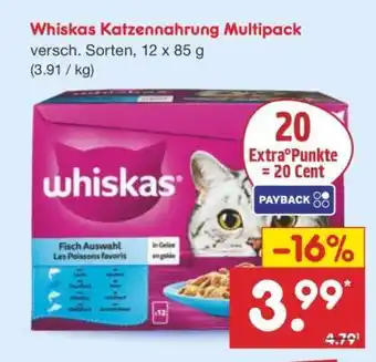 Netto Marken-Discount Whiskas Katzennahrung Multipack Angebot