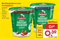 Netto Marken-Discount Berchtesgadener Land Fruchtjoghurt Angebot