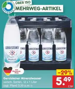 Netto Marken-Discount Gerolsteiner Mineralwasser Angebot