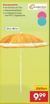 Netto Marken-Discount Sonnenschirm Angebot