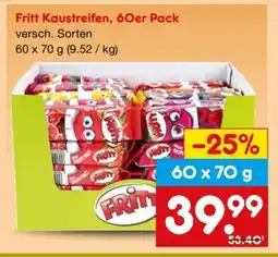 Netto Marken-Discount Fritt Kaustreifen, 60er Pack Angebot
