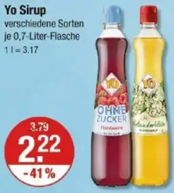 V Markt Yo Sirup Angebot