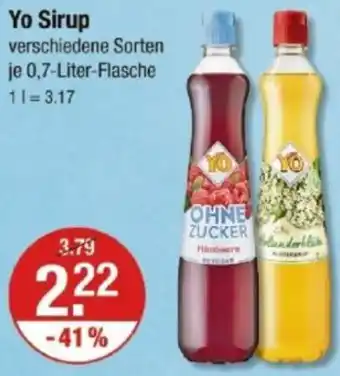 V Markt Yo Sirup Angebot