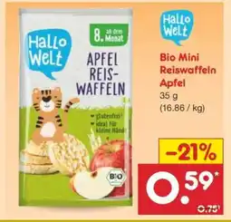 Netto Marken-Discount Bio Mini Reiswaffeln Apfel Angebot