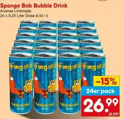Netto Marken-Discount Sponge Bob Bubble Drink Angebot