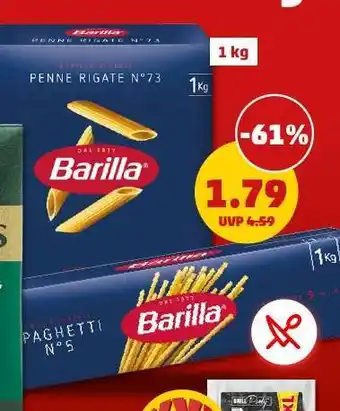 PENNY BARILLA Penne Rigate N°73 Angebot