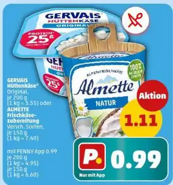 PENNY ALMETTE Frischkäsezubereitung Angebot