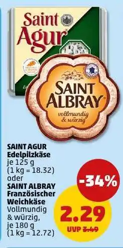 PENNY SAINT ALBRAY Französischer Weichkäse Angebot