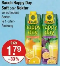 V Markt Rauch Happy Day Saft oder Nektar Angebot