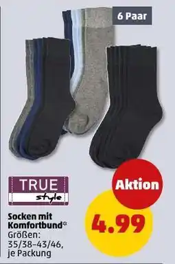 PENNY Socken mit Komfortbund Angebot