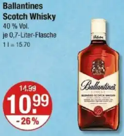V Markt Ballantines Scotch Whisky Angebot