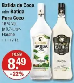 V Markt Batida de Coco oder Batida Pura Coco Angebot