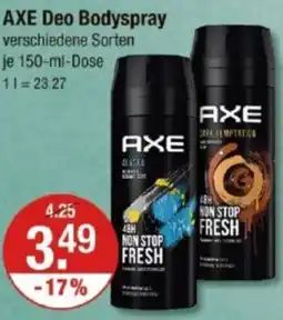 V Markt AXE Deo Bodyspray Angebot