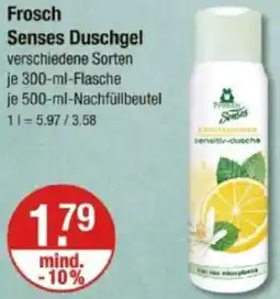 V Markt Frosch Senses Duschgel Angebot