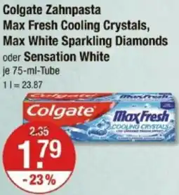 V Markt Colgate Zahnpasta Max Fresh Cooling Crystals Angebot