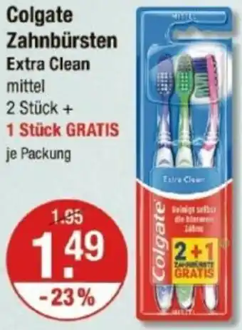 V Markt Colgate Zahnbürsten Angebot