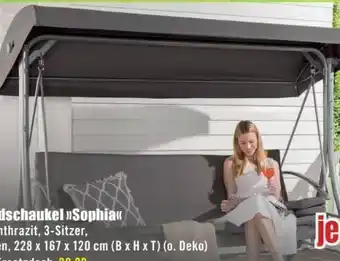 B1 Discount Baumarkt Hollywoodschaukel Sophia Angebot
