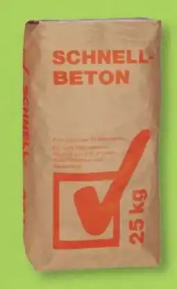 B1 Discount Baumarkt Schnell-Beton Angebot