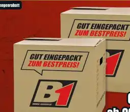 B1 Discount Baumarkt B1 Umzugskarton Angebot