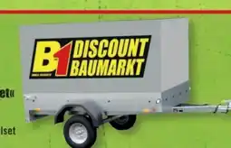 B1 Discount Baumarkt B1 PKW Anhänger Komplett-Set Angebot