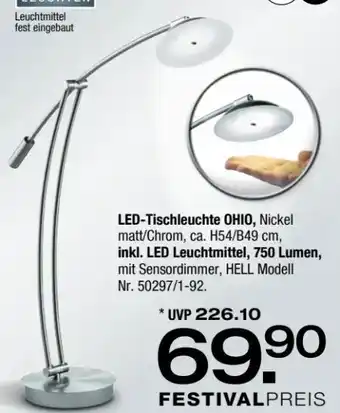 Ostermann Hell LED-Tischleuchte Ohio Angebot