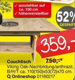 Opti Wohnwelt Couchtisch Angebot