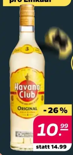 NETTO Havana Club Original Rum 3 Jahre Angebot