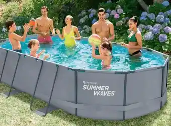Aldi Süd Summer Waves Oval Pool Active Frame Angebot