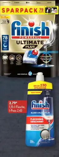 Aldi Süd Finish Glanz- & Klarspüler Angebot