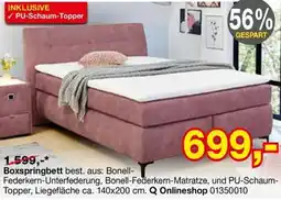 Opti Wohnwelt Boxspringbett Angebot