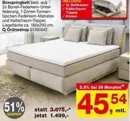 Opti Wohnwelt Boxspringbett Angebot