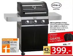 Zurbrüggen RÖSLE BBQ Gasgrill Videro G3 Pure Angebot