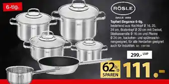 Zurbrüggen RÖSLE Topfset Elegance 6-tig. Angebot