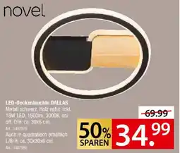 Zurbrüggen novel LED-Deckenleuchte DALLAS Angebot