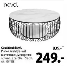 Zurbrüggen novel Couchtisch Bowl Angebot