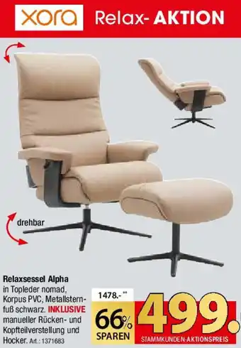 Zurbrüggen Xora Relaxsessel Alpha Angebot