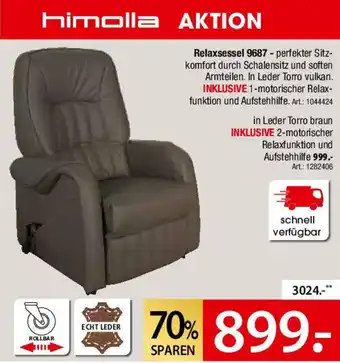 Zurbrüggen Himolla Relaxsessel 9687 Angebot