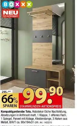 Zurbrüggen BOXXX Kompaktgarderobe Toto Angebot