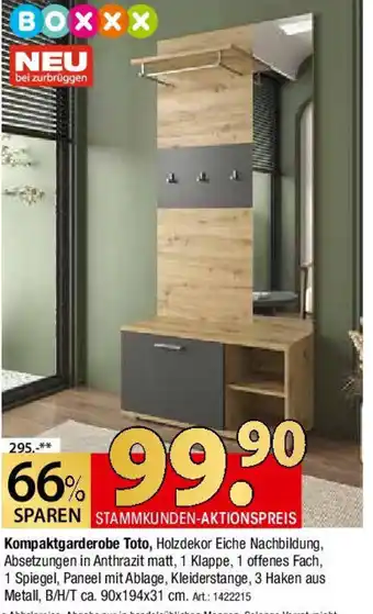 Zurbrüggen BOXXX Kompaktgarderobe Toto Angebot