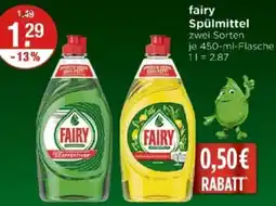 V Markt fairy Spülmittel Angebot