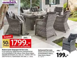 Zurbrüggen GARDEN ambia Moderne Garten-Essgruppen-Set San Leone Angebot