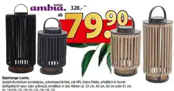 Zurbrüggen GARDEN ambia Solarlampe Lumin Angebot