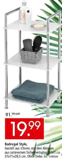 Zurbrüggen welnova Badregal Style Angebot