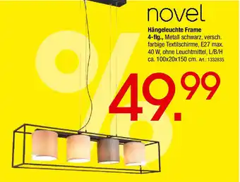 Zurbrüggen novel Hängeleuchte Frame Angebot