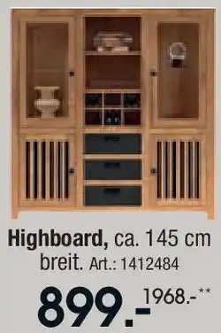 Zurbrüggen Highboard Angebot