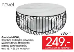 Zurbrüggen novel Couchtisch BOWL Angebot